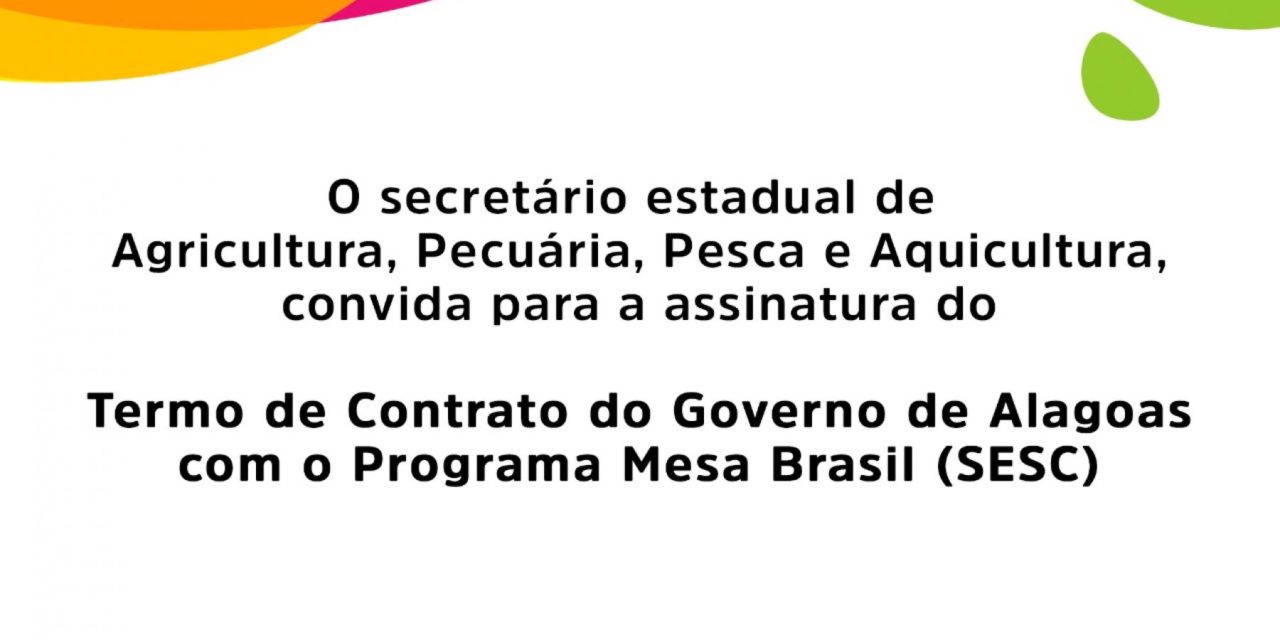 Governo de Alagoas anuncia parceria com SESC para incluir novos beneficiários