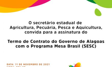 Governo de Alagoas anuncia parceria com SESC para incluir novos beneficiários