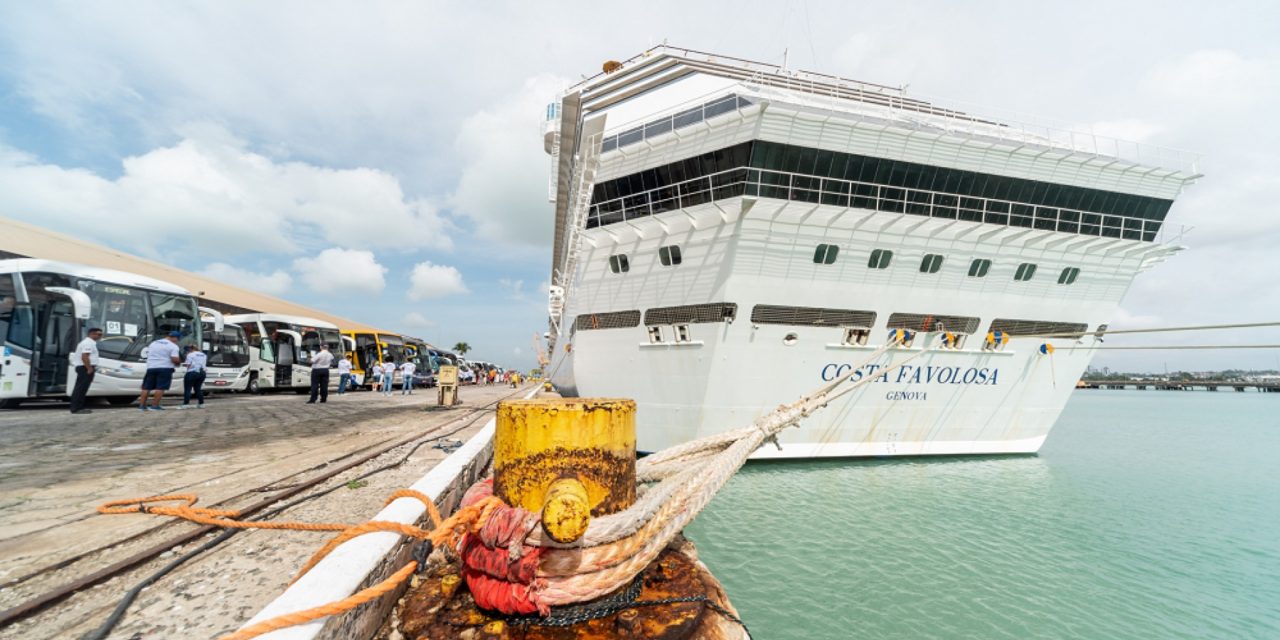 Alagoas contará com 23 navios na Temporada Cruzeiros 2021/2022