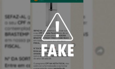 Fake News: SEFAZ nega realização da divulgação de prêmios pelo WhatsApp