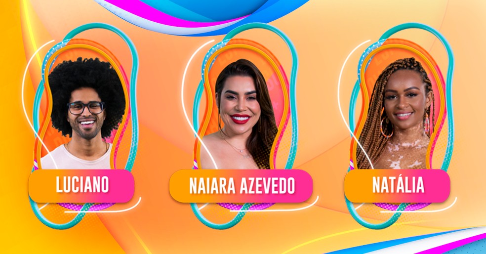 BBB 22: Luciano, Naiara Azevedo e Natália estão no primeiro paredão