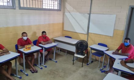 Penitenciária de segurança máxima de Alagoas oferece educação formal aos custodiados