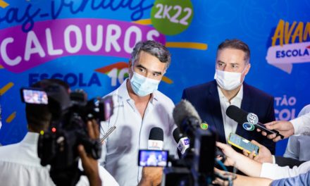 Renan Filho e Rafael Brito inauguram nova escola no município de Rio Largo