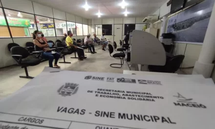 Sine oferta 380 vagas de emprego em Maceió nesta semana; veja como se inscrever