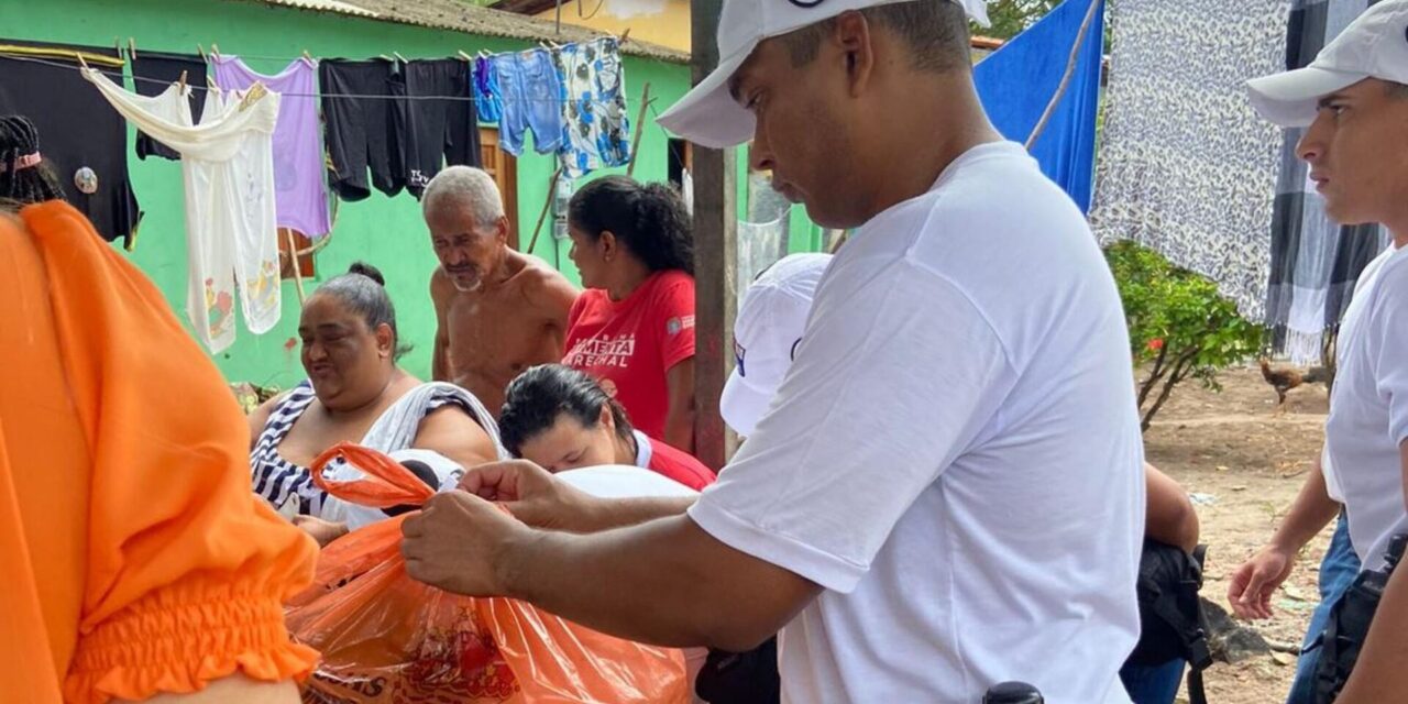 Polícia Militar de Alagoas realiza entrega de donativos às vítimas das chuvas em Marechal Deodoro