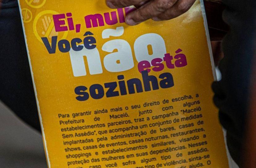 Prefeitura de Maceió lança campanha para combater o assédio às mulheres nos meios de transporte