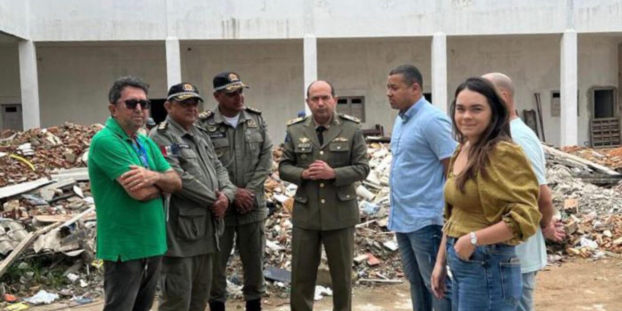 Comandante-geral da PMAL visita obras de reforma do Quartel Geral