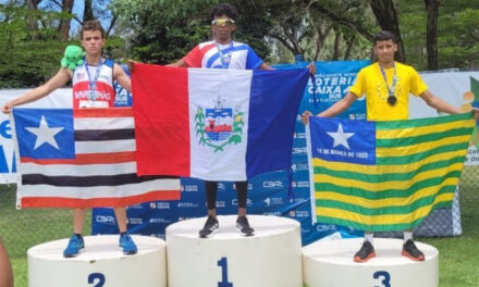 Troféu Norte-Nordeste Sub-16: aluno da rede municipal é campeão no salto triplo