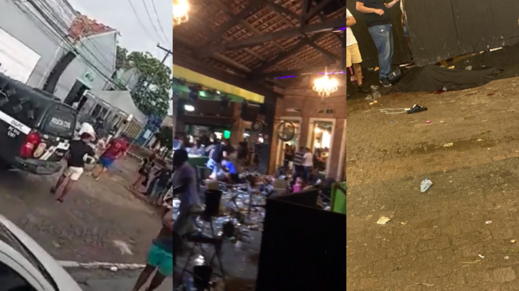 Noite de balada se transforma em confusão generalizada em Jaraguá; um morre e dois ficam feridos