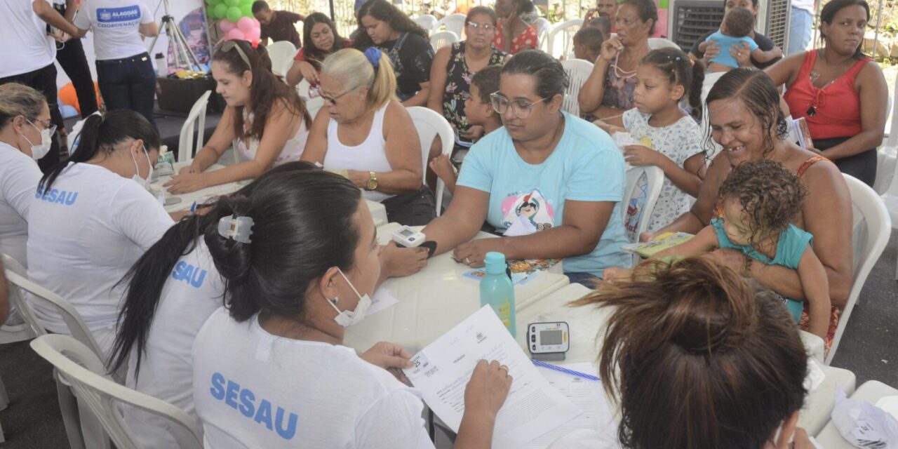 Saúde promove mais de 4.600 atendimentos na Grota do Estrondo, em Maceió