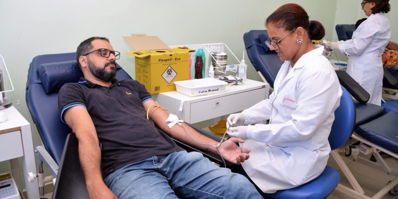 Hemoal recebe doadores de sangue em horários especiais no feriado da Proclamação da República