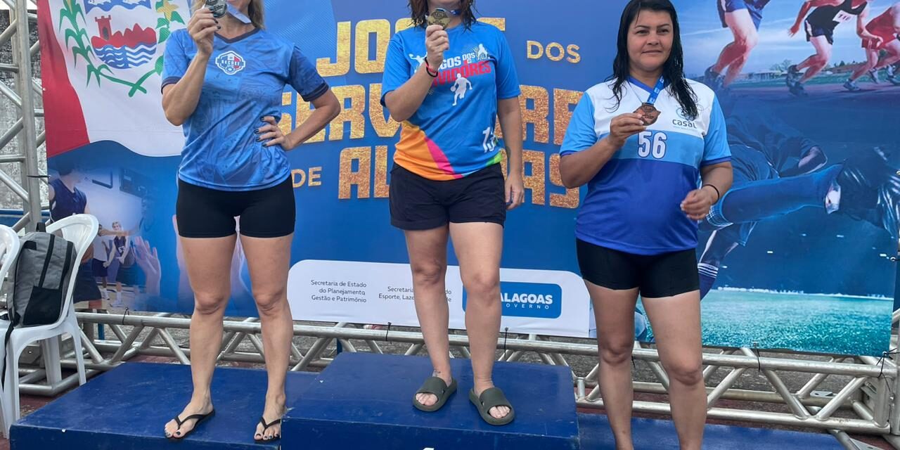 Com dez medalhas, Seduc celebra terceiro lugar nos Jogos dos Servidores