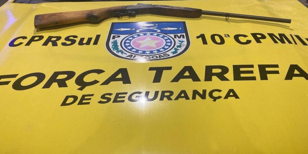 Flagrantes: PM apreende entorpecentes e armas de fogo em Maceió e São Sebastião