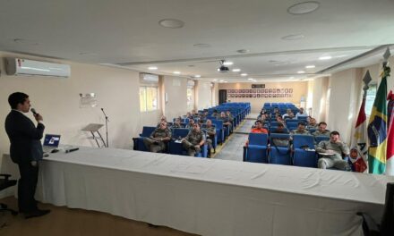 Perito criminal apresenta Instituto de Criminalística para alunos do curso de Polícia Judiciária Militar