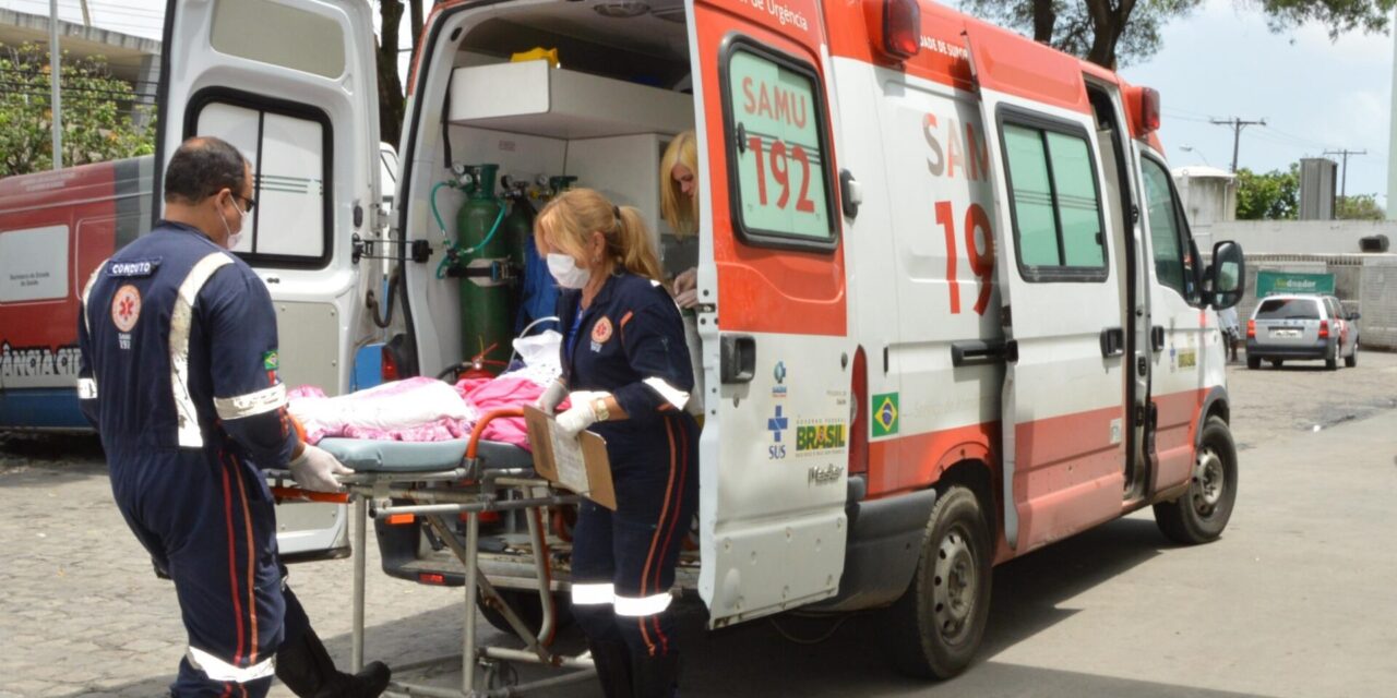 Mais de 1.400 vítimas de acidentes de trânsito foram socorridas pelo Samu no primeiro trimestre deste ano