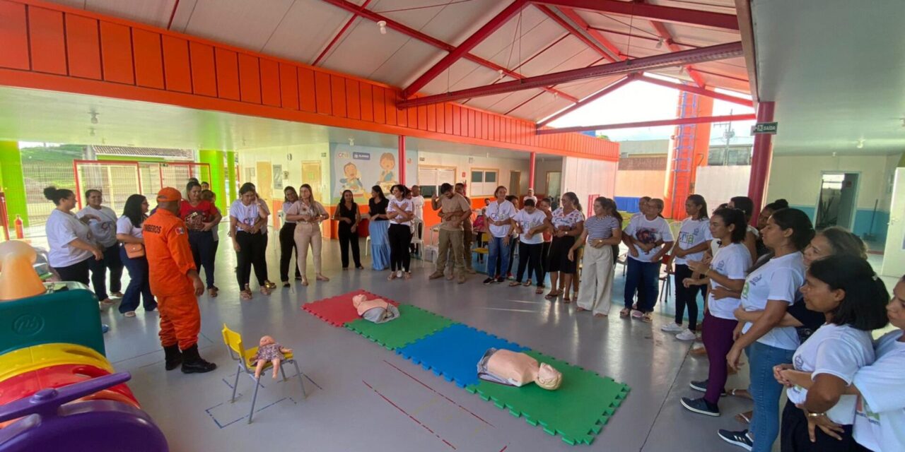 Projeto Creche Segura leva orientações de primeiros socorros para servidores de Major Isidoro e Satuba