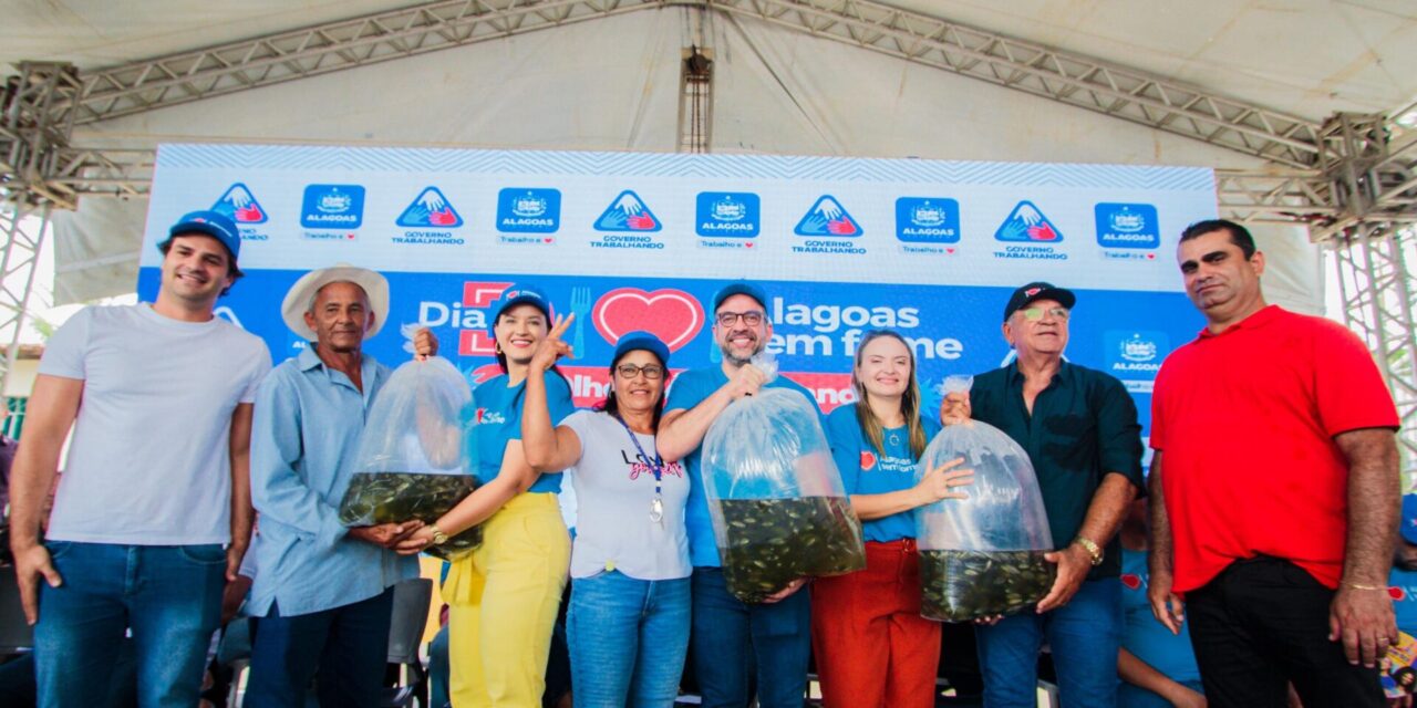 Agricultura distribui 20 mil alevinos no Dia D do Programa Alagoas Sem Fome