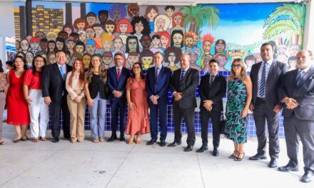 Governador acompanha presidente do STF em palestra para estudantes do CEPA