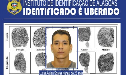 Instituto de Identificação de Alagoas constata que corpo encontrado em grota é de Lucas Ayslan