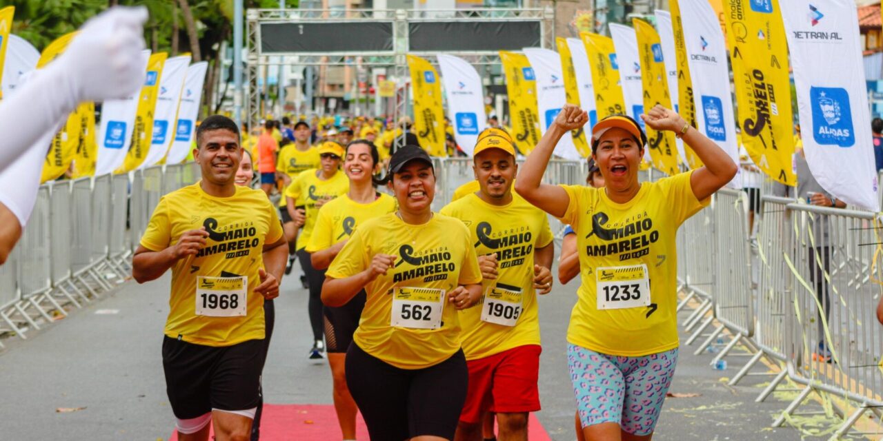 Maio Amarelo em Alagoas terá corrida de rua, seminário nacional e ações educativas