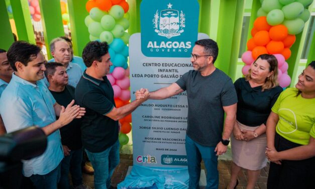 Paulo Dantas inaugura 57ª creche Cria em Jundiá